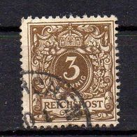 D. Reich 1889, Mi. Nr. 0045 / 45 - Reichspost, gestempelt #04127