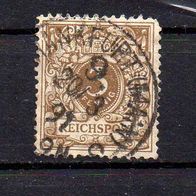 D. Reich 1889, Mi. Nr. 0045 / 45 - Reichspost, gestempelt Frankfurt 20.3.91 #04128