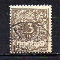 D. Reich 1889, Mi. Nr. 0045 / 45 - Reichspost, gestempelt #04130