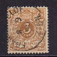 D. Reich 1889, Mi. Nr. 0045 / 45 - Reichspost, gestempelt Frankfurt 8.9.99 #04139