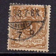 D. Reich 1889, Mi. Nr. 0045 / 45 - Reichspost, gestempelt #04141