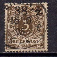 D. Reich 1889, Mi. Nr. 0045 / 45 - Reichspost, gestempelt #04145