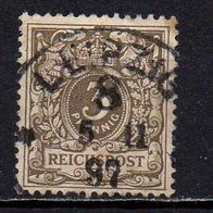 D. Reich 1889, Mi. Nr. 0045 / 45 - Reichspost, gestempelt Leipzig 5.11.87 #04154