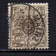 D. Reich 1889, Mi. Nr. 0045 / 45 - Reichspost, gestempelt Mainz 5.11.97 #04155