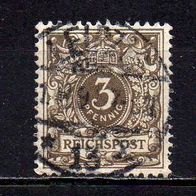 D. Reich 1889, Mi. Nr. 0045 / 45 - Reichspost, gestempelt Leipzig #04160