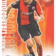 Eintracht Frankfurt Topps Match Attax Trading Card 2008 Nikos Liberopoulos Nr.124