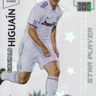 Real Madrid Panini Trading Card Champions League 2010 Gonzalo Higuain Star Player