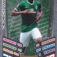Werder Bremen Topps Match Attax Trading Card 2013 Cedric Makiadi Limitiert L4