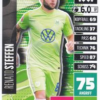 VFL Wolfsburg Topps Match Attax Trading Card 2020 Renato Steffen Nr.329