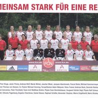 1. FC Nürnberg Mannschaftskarte 2008