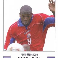 Fussball Trading Card zur Fussball WM 2006 Paulo Wanchope aus Costa Rica