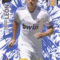 Real Madrid Panini Trading Card Champions League 2010 Pedro Leon