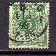 D. Reich 1889, Mi. Nr. 0046 / 46 - Reichspost, gestempelt Leipzig 1.3.96 #04174