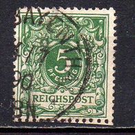 D. Reich 1889, Mi. Nr. 0046 / 46 - Reichspost, gestempelt Bayenthal 4.7.90 #04187