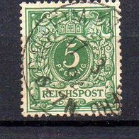 D. Reich 1889, Mi. Nr. 0046 / 46 - Reichspost, gestempelt Dalheim 17.3.97 #04201