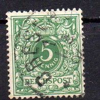 D. Reich 1889, Mi. Nr. 0046 / 46 - Reichspost, gestempelt Breslau 4.3.94 #04212