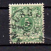 D. Reich 1889, Mi. Nr. 0046 / 46 - Reichspost, gestempelt Hamburg 21.11.96 #04213