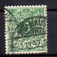 D. Reich 1889, Mi. Nr. 0046 / 46 - Reichspost, gestempelt Mülhausen 1.12.92 #04214