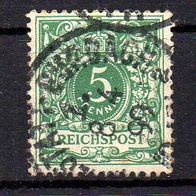 D. Reich 1889, Mi. Nr. 0046 / 46, gestempelt Malstadtt-Burbach 8.4.99 #04216