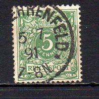 D. Reich 1889, Mi. Nr. 0046 / 46 - Reichspost, gestempelt Ehrenfeld 5.7.91 #04220