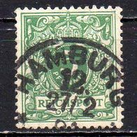 D. Reich 1889, Mi. Nr. 0046 / 46 - Reichspost, gestempelt Hamburg 27.2.91 #04226