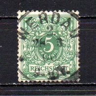 D. Reich 1889, Mi. Nr. 0046 / 46 - Reichspost, gestempelt Werdau 28.3.00 #04228