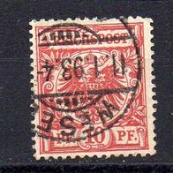 D. Reich 1889, Mi. Nr. 0047 / 47 - Reichspost, gestempelt Wesel 11.1.93 #04278