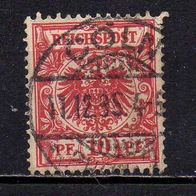 D. Reich 1889, Mi. Nr. 0047 / 47 - Reichspost, gestempelt Cöln 11.12.95 #04285