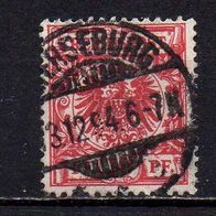 D. Reich 1889, Mi. Nr. 0047 / 47 - Reichspost, gestempelt Merseburg 3.12.94 #04291