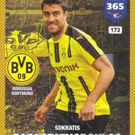 Borussia Dortmund Panini Trading Card Fifa 365 Sokratis Papastathopoulos Nr.173