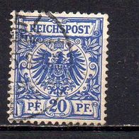 D. Reich 1889, Mi. Nr. 0048 / 48, Reichspost gestempelt #04314