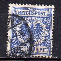 D. Reich 1889, Mi. Nr. 0048 / 48, Reichspost gestempelt #04320