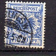 D. Reich 1889, Mi. Nr. 0048 / 48, Reichspost gestempelt #04325