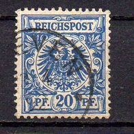 D. Reich 1889, Mi. Nr. 0048 / 48, Reichspost gestempelt Zeven #04330