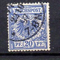 D. Reich 1889, Mi. Nr. 0048 / 48, Reichspost gestempelt #04334