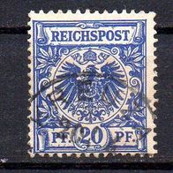 D. Reich 1889, Mi. Nr. 0048 / 48, Reichspost gestempelt Kreuzau #04337