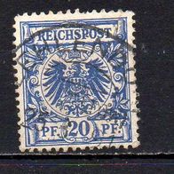 D. Reich 1889, Mi. Nr. 0048 / 48, Reichspost gestempelt Zehlendorf 25.3.91 #04345