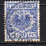 D. Reich 1889, Mi. Nr. 0048 / 48, Reichspost gestempelt #04348