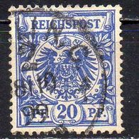 D. Reich 1889, Mi. Nr. 0048 / 48, Reichspost gestempelt #04349