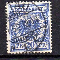 D. Reich 1889, Mi. Nr. 0048 / 48, Reichspost gestempelt #04357