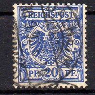 D. Reich 1889, Mi. Nr. 0048 / 48, Reichspost gestempelt Dalheim 30.9.92 #04360