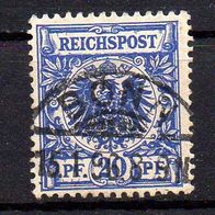 D. Reich 1889, Mi. Nr. 0048 / 48, Reichspost gestempelt BONN 15.1.93 #04363