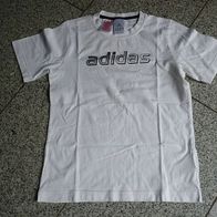 ADIDAS T-Shirt weiß mit Aufdruck Gr. 152