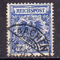 D. Reich 1889, Mi. Nr. 0048 / 48, Reichspost gestempelt Aachen 8.5.93 #04369