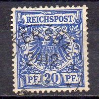 D. Reich 1889, Mi. Nr. 0048 / 48, Reichspost gestempelt Altersbach 29.12.99 #04372