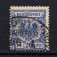 D. Reich 1889, Mi. Nr. 0048 / 48, Reichspost gestempelt Bahnpost #04381