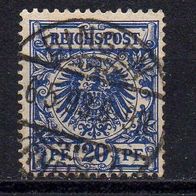 D. Reich 1889, Mi. Nr. 0048 / 48, Reichspost gestempelt Bingen 6.5.93 #04390