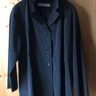 schwarze Jacke Gr. 44 mit Glitzereffekt (4762)