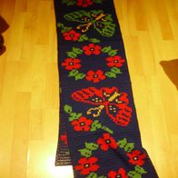 Tischläufer gehäkelt handmade DIY Schmetterlinge 35 x 225 cm NEU