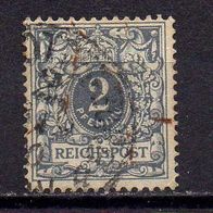 D. Reich 1889, Mi. Nr. 0052 / 52, Reichspost gestempelt #04407